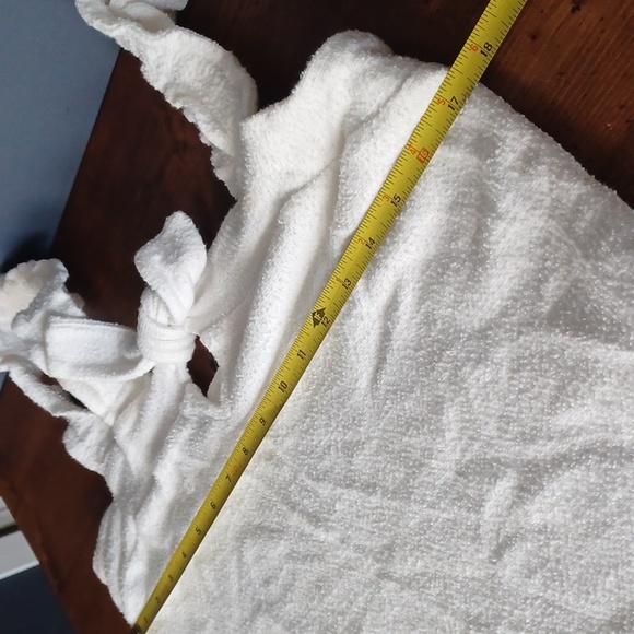 White Ruffled Women's Top - Picture 5 of 8